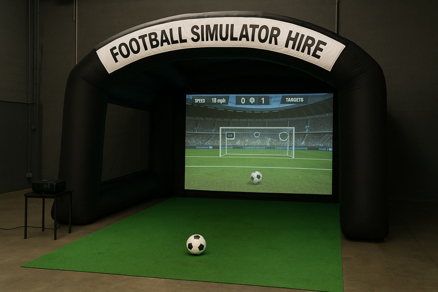 A massive 6 player reaction game with a beautiful LED dome in the centre.